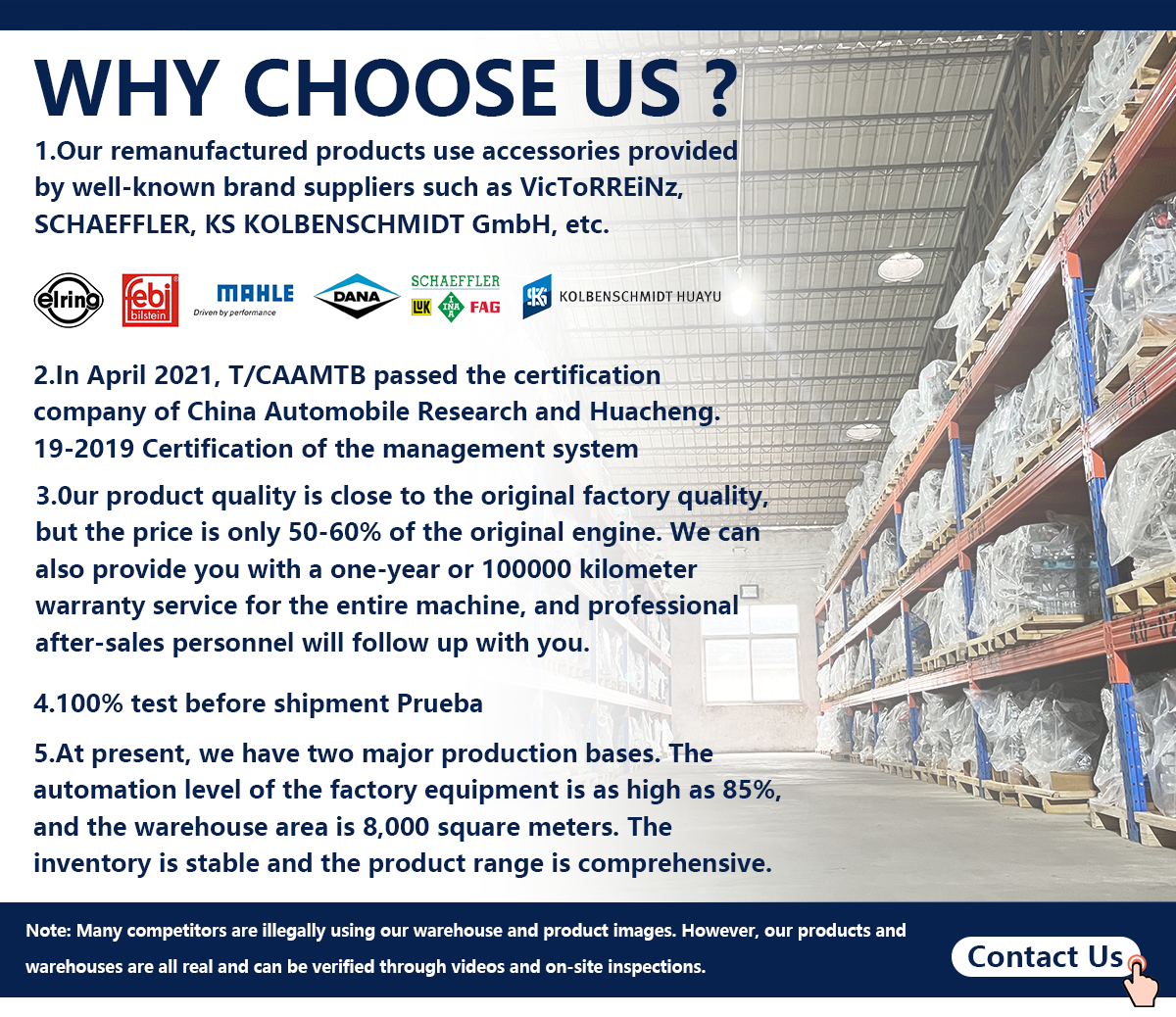 Remanufactured Parts = Refurbished Parts? No！No！ No！