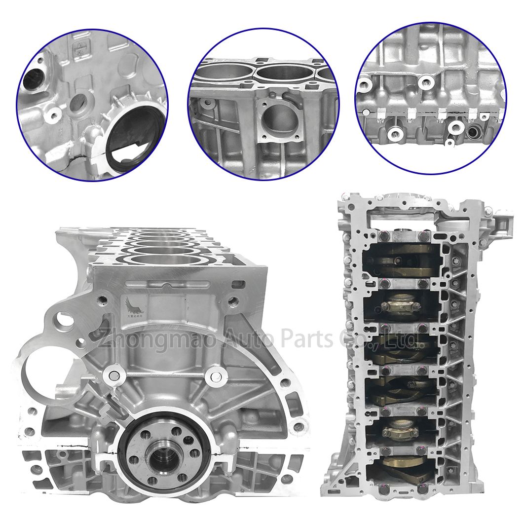 Engine Block High Quality for BMW N55 N55B30 Old Model Cylinder Block Assembly X4 X5 X6 535I 640 E70 E71 F02 F15 F16 F07 F18 N55b30 Short Block